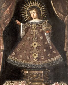 Niño Jesús en actitud de bendecir